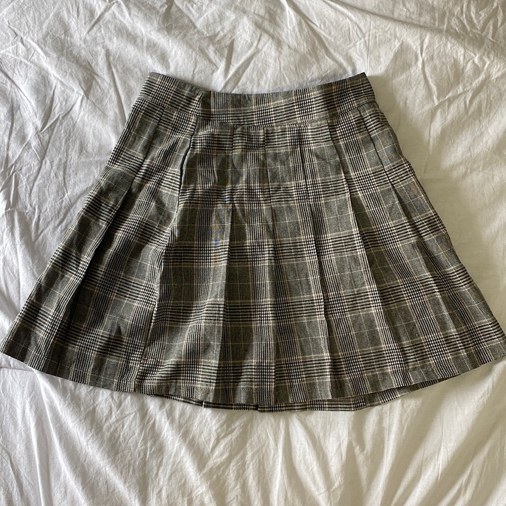 Plaid unworn skirt